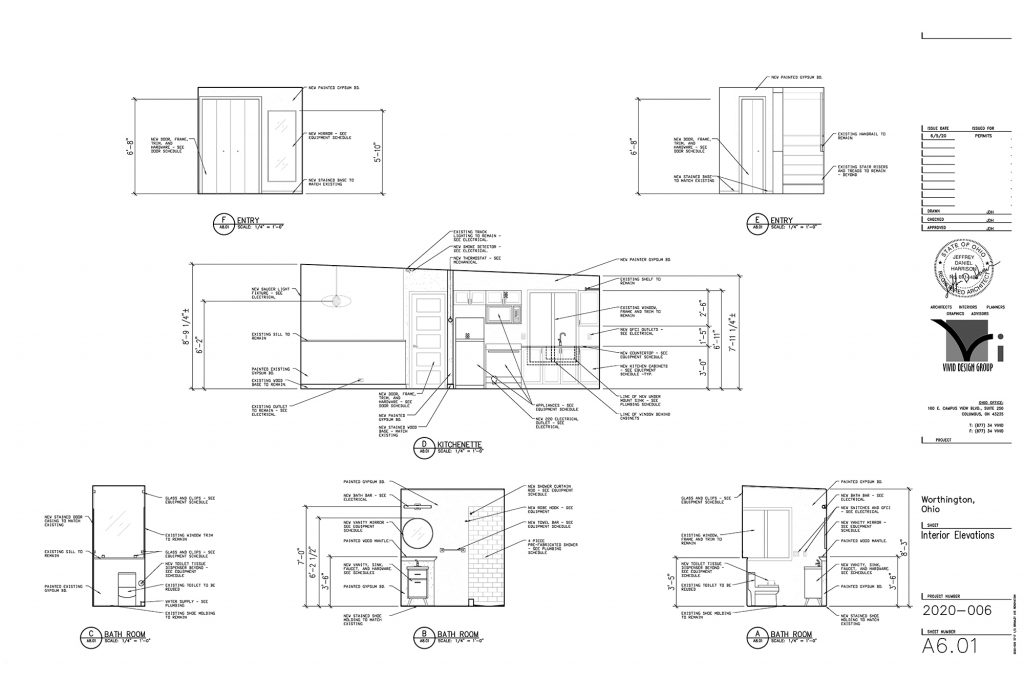 Vivid Design Group Worthington Studio Drawings